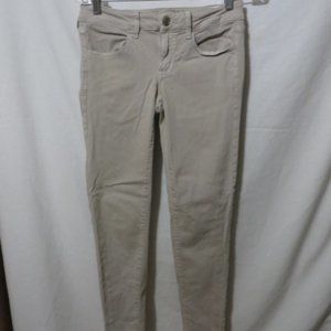 American Eagle Outfitters Beige Skinny Pants, 6